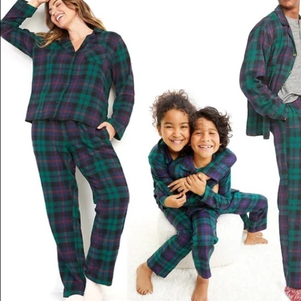 Old Navy Women’s Flannel Plaid Pajama Set - XXL